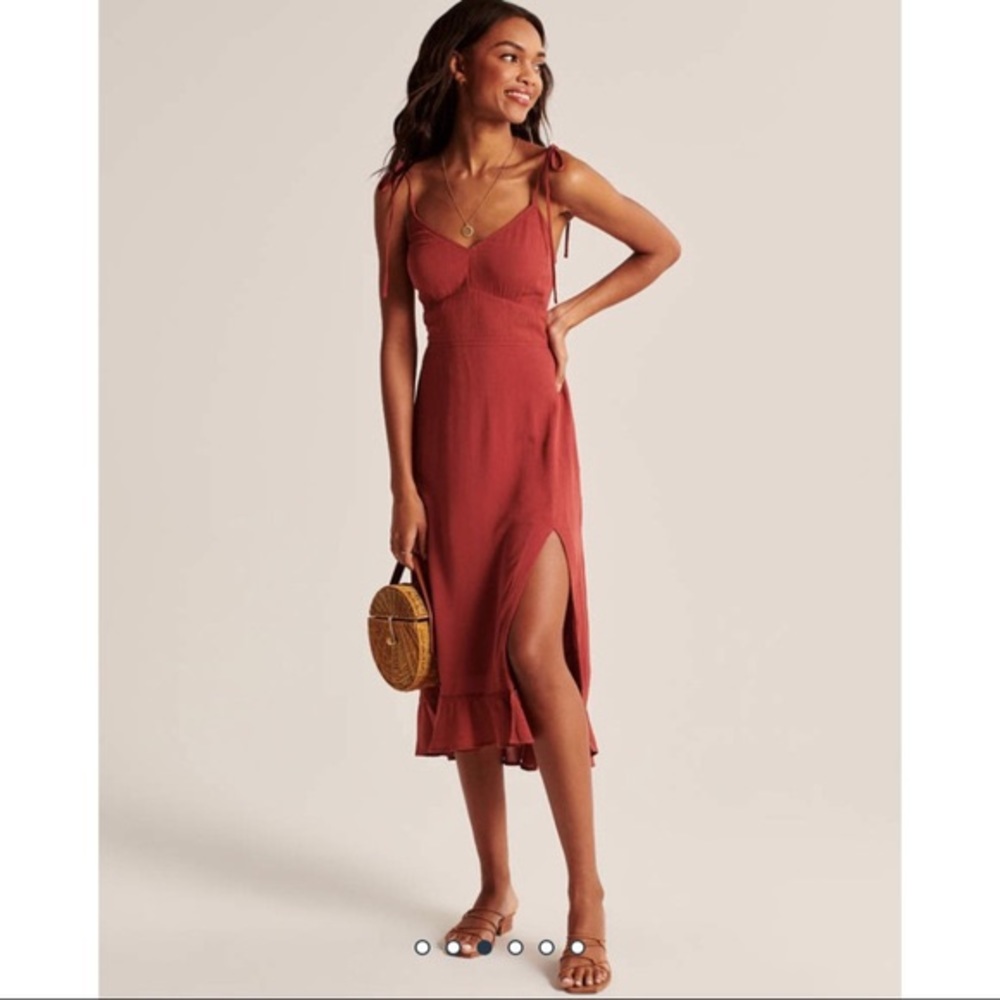 Abercrombie and Fitch Side Slit MIDI Dress